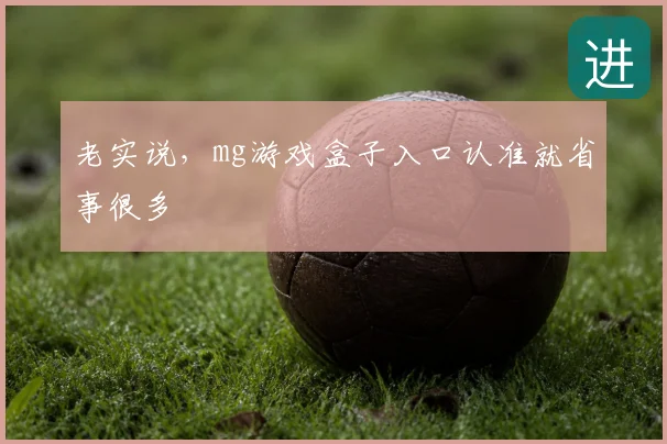 老实说，mg游戏盒子入口认准就省事很多